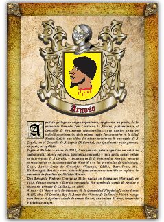 Apellido Arnoso. Lámina descargable en formato pdf con impresiones ilimitadas