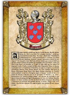 Apellido Busoms. Lámina descargable en formato pdf con impresiones ilimitadas