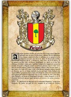 Apellido Farías. Lámina descargable en formato pdf con impresiones ilimitadas