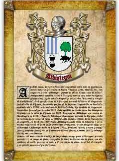 Apellido Albistegui. Lámina descargable en formato pdf con impresiones ilimitadas