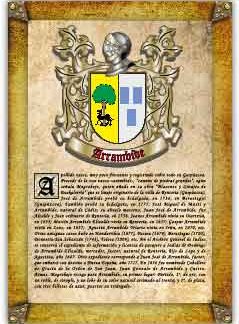 Apellido Arrambide. Lámina descargable en formato pdf con impresiones ilimitadas