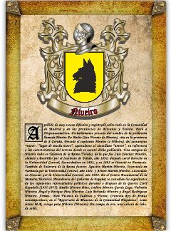 Apellido Niveiro. Lámina descargable en formato pdf con impresiones ilimitadas